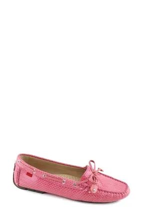 Marc Joseph New York Cypress Hill Loafer in Pink Snake at Nordstrom, Size 5.5