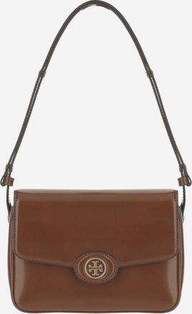 Tory Burch Brown Robinson Shoulder Bag