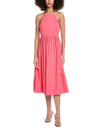 Bella Dahl Fitted Midi Halter Dress