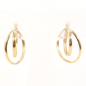 C&A Unbranded (10K) Hoop Earrings (Pre-Owned)
