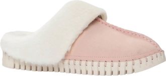 Ilse Jacobsen Womens Tulip Cozy Mule Slippers In Fur Rose