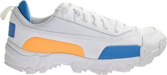 Puma Trailfox Womens White Trainers Leather - Size UK 6