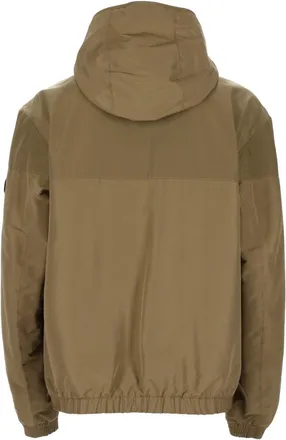 HUGO BOSS Hooded Recycled Polyester Jacket - Beige