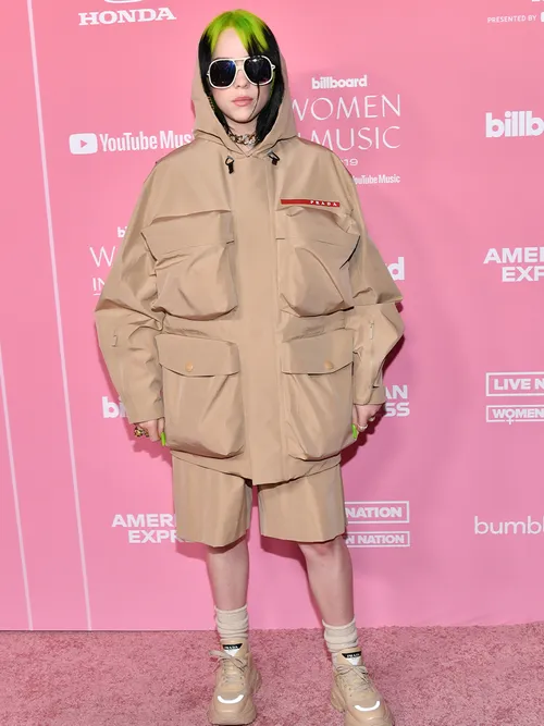 Billie Eilish attends Billboard Women In Music 2019, presented by YouTube Music, on December 12, 2019 in Los Angeles, California.