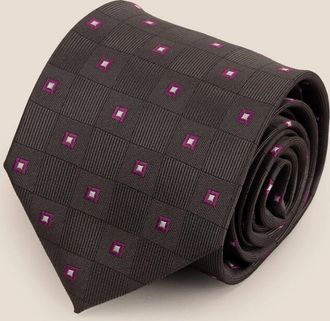 Oswin Hyde Mens Multi Square Grey