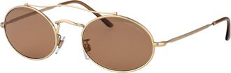 Giorgio Armani Mens Sunglasses 0ar 115sm Matte Pale Gold Metal