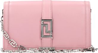 Versace Pink Leather Shoulder Womens Bag