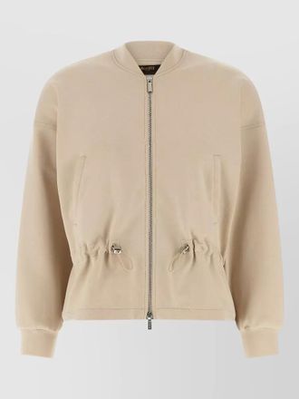 Moorer tija sweatshirt drawstring waist long sleeves