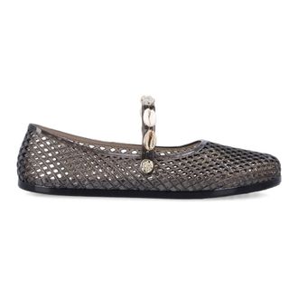 Ancient Greek Sandals Ballerinas, female, Black, Size: 10 US Iro Shells Ballerina