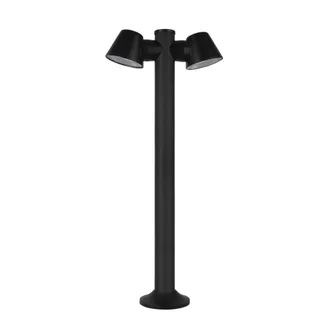 Forlight Forlight - Cone - Baliza De Jard&iacute;n Con 2 Focos Orientables Gu10 Para Exterior Con Ip54 De Color Negro