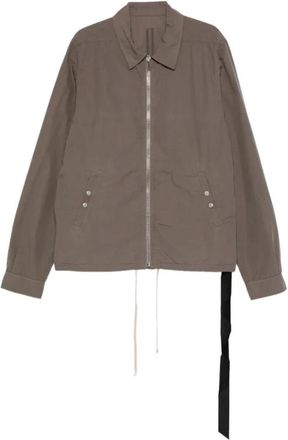 Rick Owens Giacca con collo con zip - - Jackets - Uomo - Grigio - S