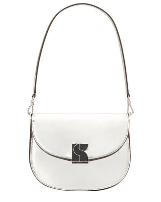 Kate Spade New York Kate Spade New York Dakota Metallic Leather Saddle Bag