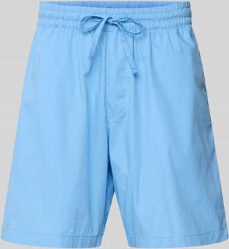 Review Shorts mit elastischem Bund in Bleu, Größe XL