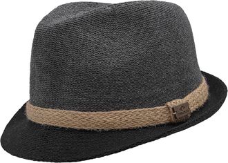 Chillouts Mens Sendai Hat Trilby, Dark Grey, L/XL