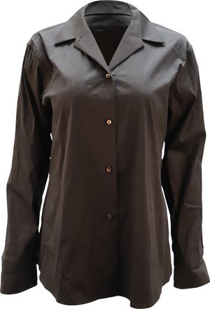 Jil Sander Button-down Shirt in Black Cotton