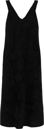 Ferragamo Floral Fil Coup&eacute; Midi Dress