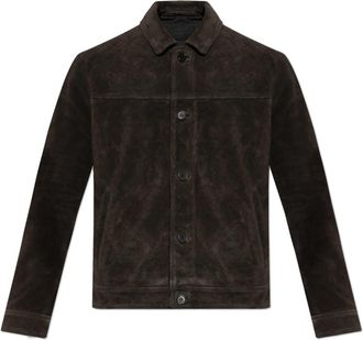AllSaints Leather Jassen - Heren - Leren en Su&egrave;de Jassen - Bruin - M - Jassen