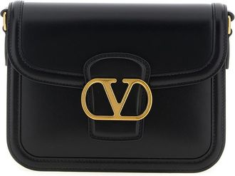 Valentino Garavani Black 9TO5 Small Crossbody Bag