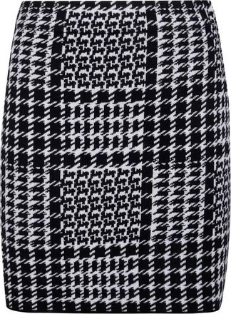 Twinset Gebreide Rok - Dames - Korte rokken - Zwart - M - Wol - Rokken