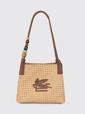 Etro Borsa Libra Etro in rafia intrecciata