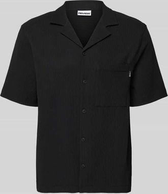 Review Boxy Fit Freizeithemd in Plissee-Optik in Black, Gr&ouml;&szlig;e XL