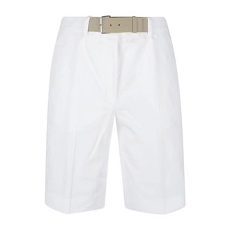 Tory Burch Dames, Korte broeken, Wit, Maat: 3XS Katoen