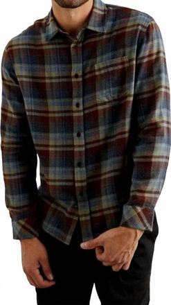 Rails Lennox Shirt In Ruby Denim Botanical