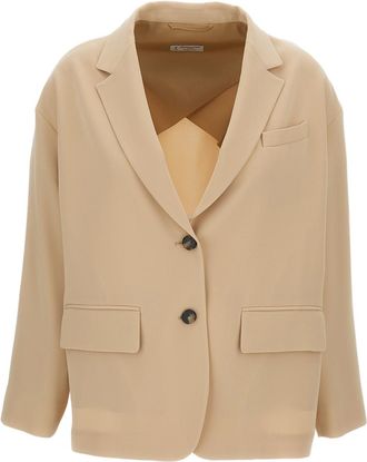 Alberto Biani Single Breasted Relaxed Blazer