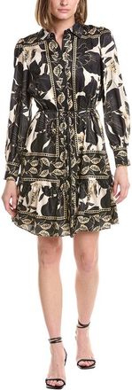 Julia Jordan Printed Twill Mini Dress