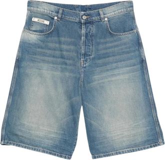 Moschino Heren, Korte broeken, Blauw, Maat: S Denim