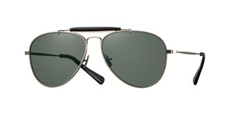 Eyevan 7285 Astro AG Mens Sunglasses Gold Size 57