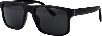 Polo Ralph Lauren Square Zonnebril - Heren - Zonnebrillen - Zwart - 57 MM - Accessoires