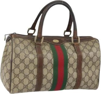 Gucci Pre-owned Handbags, female, Beige, Size: ONE SIZE Pre-owned Plastic Handbag