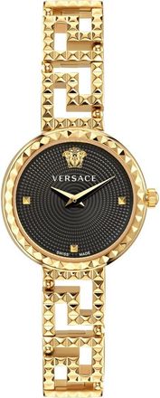 Versace Greca Goddess Bracelet Watch, 28mm in Ip Yellow Gold at Nordstrom
