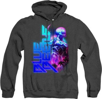 Gildan Blue Beetle (2023) Lightning Adult Heather Hoodie / Hooded Sweatshirt