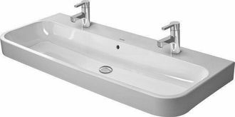 Duravit Duravit - Happy D.2 Mueble Lavabo Con Rebosadero 1200x505mm Geschl 2 Orificios Para Grifer&iacute;a Blanco