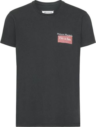 Maison Margiela Katoenen T-shirt - Heren - T-shirts - Grijs - S - Katoen - Tops