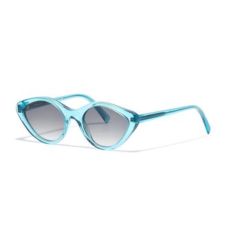 Bob Sdrunk Light Blue Miriam Translucent Cat-Eye Sunglasses