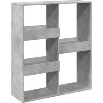 vidaXL Libreria/Divisorio Grigio Cemento 100x33x115 cm - Vidaxl