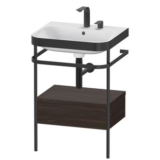 Duravit Set Duravit Happy D.2 Plus Con Consola Met&aacute;lica Y Caj&oacute;n