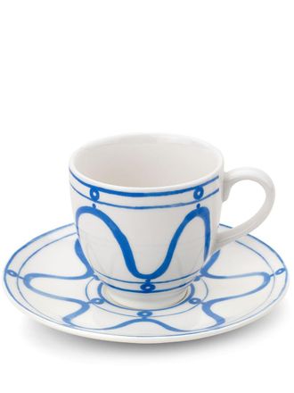 Themis.Z Serenity tea cup and saucer set - White