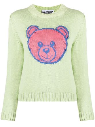 Moschino Maglione Teddy Bear - Verde