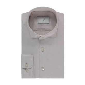 Born with Appetite Heren, Overhemden, Beige, Maat: 2XL Katoen