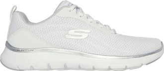 Skechers Dames/Dames Flex Appeal 5.0 Uptake Contrast Trainers (Wit/zilver)