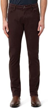 34 Heritage Courage Stretch Twill Straight Leg Pants in Burgundy Diagonal at Nordstrom Rack, Size 33 X 32