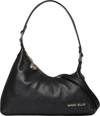 Marc Ellis Wynn M Do Lt - Dames - Schoudertassen - Zwart - ONE Size - Leer - Tassen