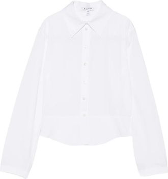 Alaia Fitted Peplum-hem Shirt