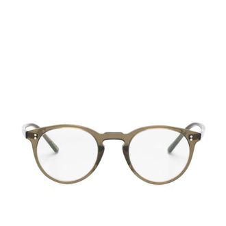 Oliver Peoples Glasses, male, Beige, Size: 45 MM OMalley Optical Frame