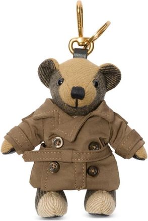 Burberry Thomas Beer Hanger - Dames - Sleutelhangers & Tashangers - Groen - ONE Size - Kasjmier - Accessoires