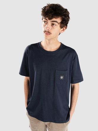Element Icon Label Pocket T-Shirt blau
